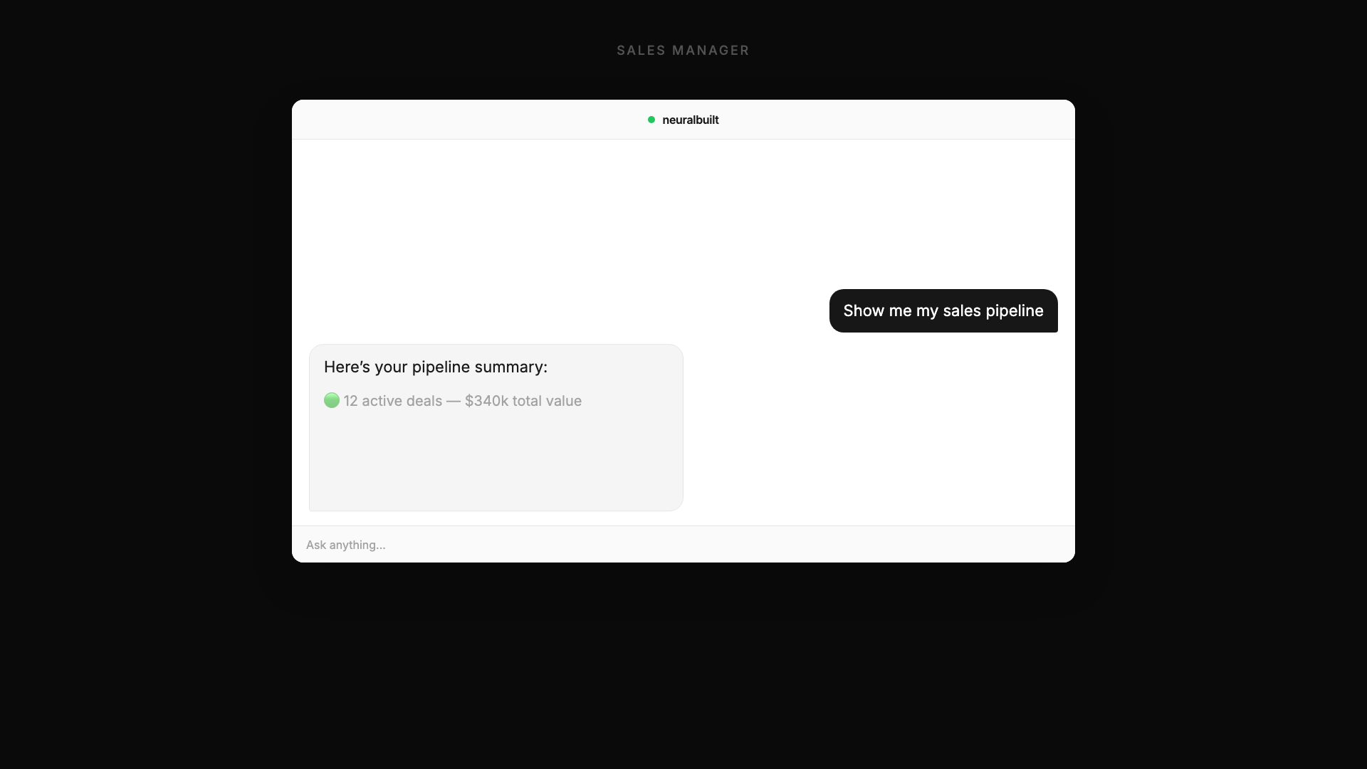 Walkthrough of AI command center showing tool integration, role-specific commands, and team evolution over 12 weeks